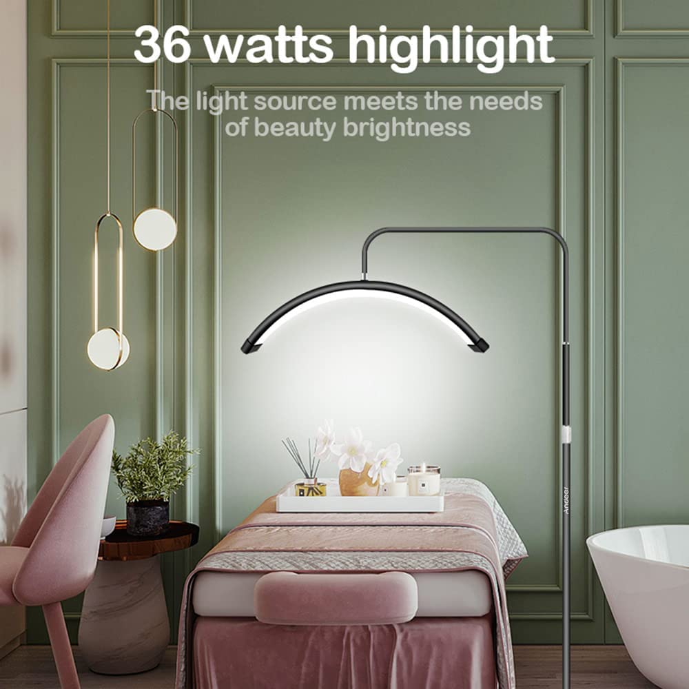 HD-M6X Floor LED Video Light Half-Moon Shaped Fill Light 3000K-6000K Dimmable