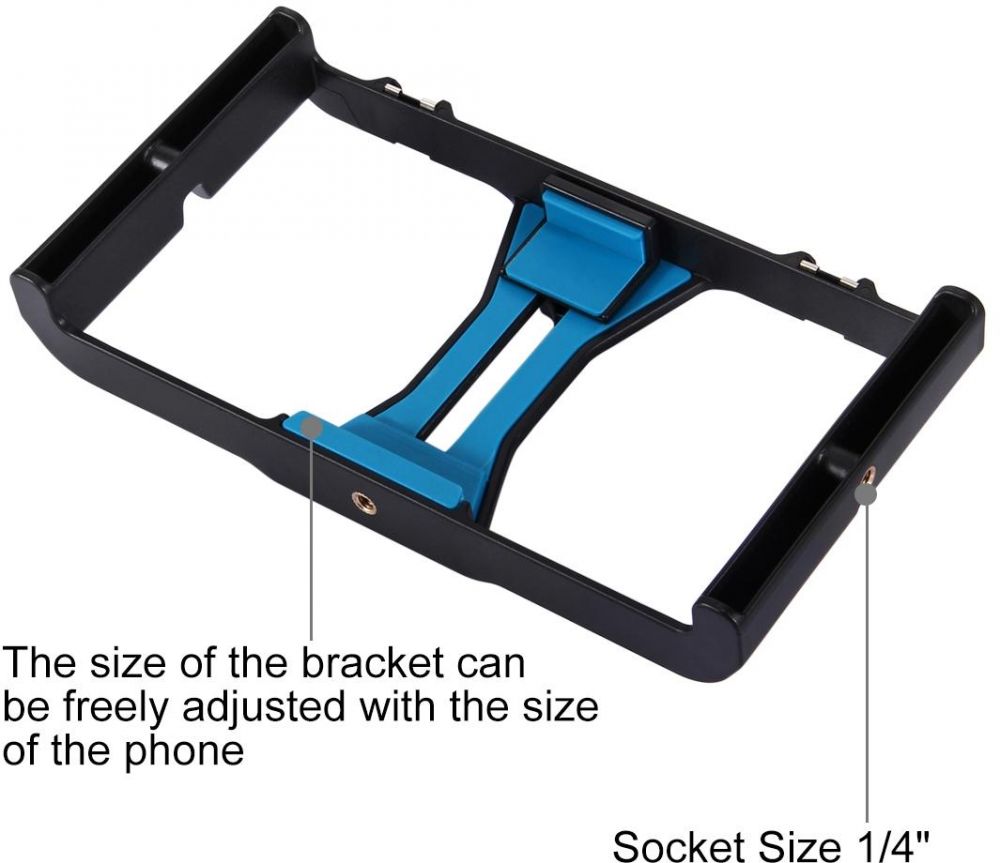 Live Broadcast Smartphone Video Rig Filmmaking Recording Handle Stabilizer Bracket