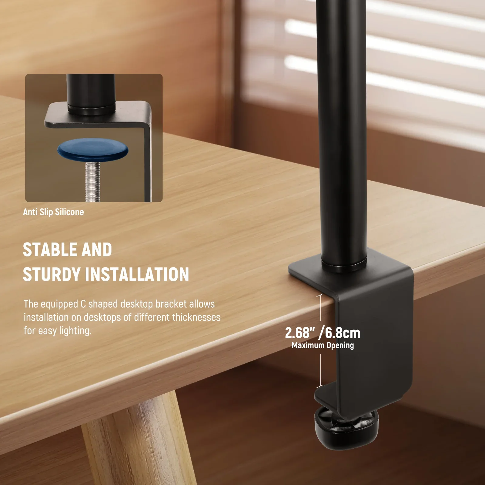 NEEWER BASICS R18 18W 7" Round Fill Light With Desktop Stand