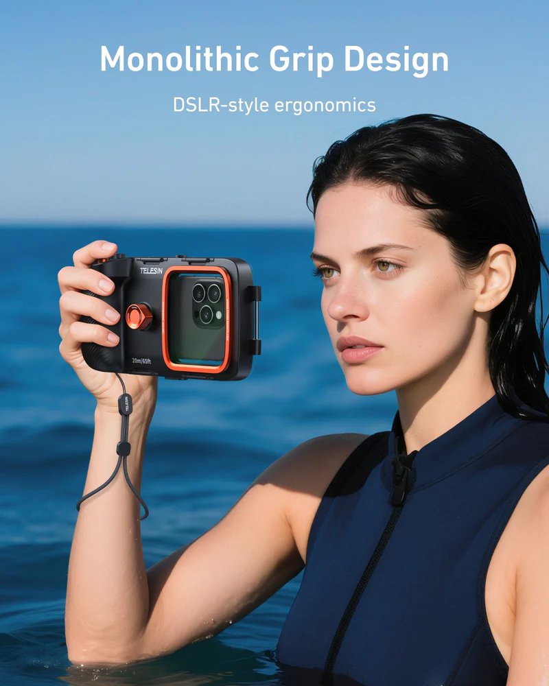 TELESIN Smartphone Diving Case with Remote Control P4-WTP-06