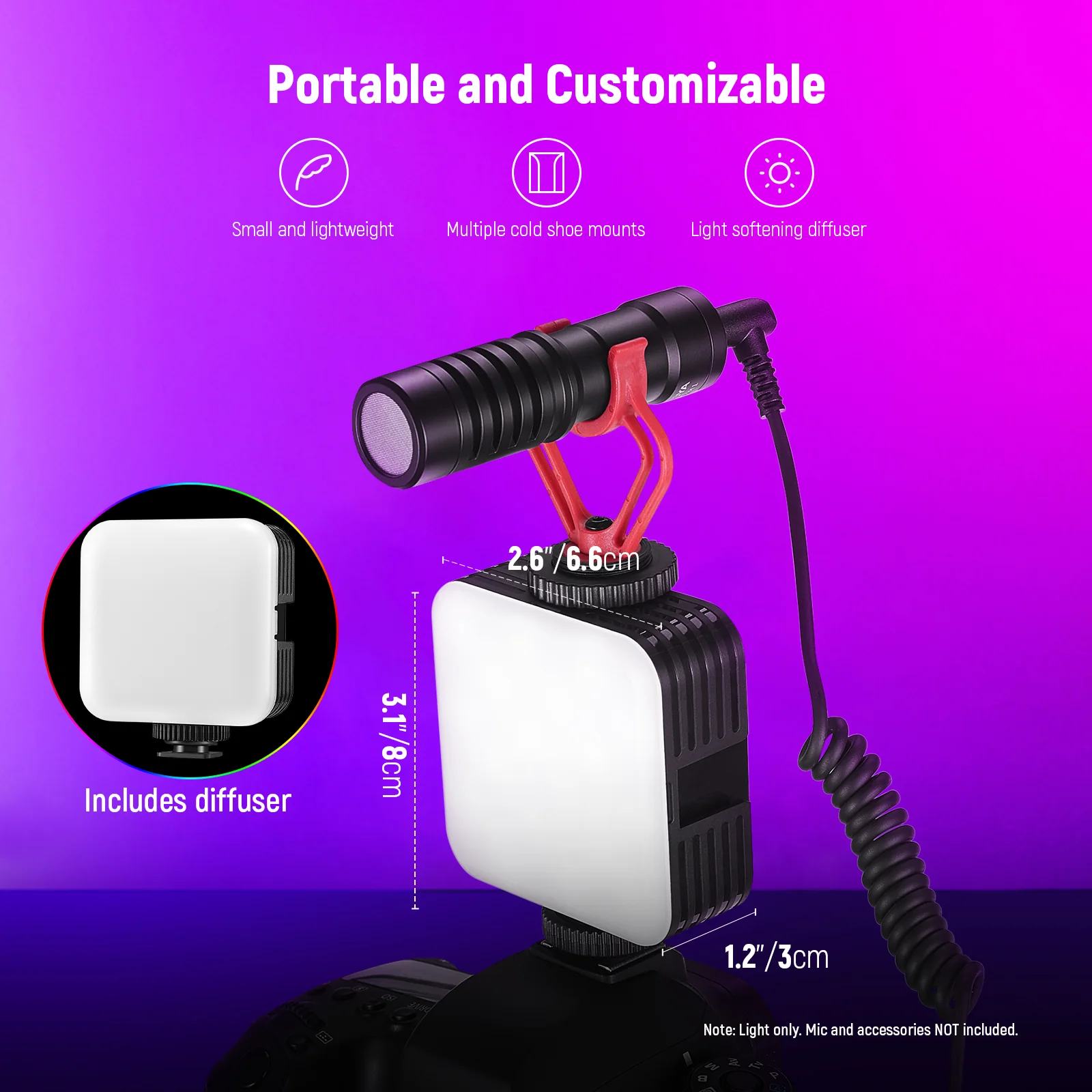 NEEWER RGB61 Magnetic RGB Video Light