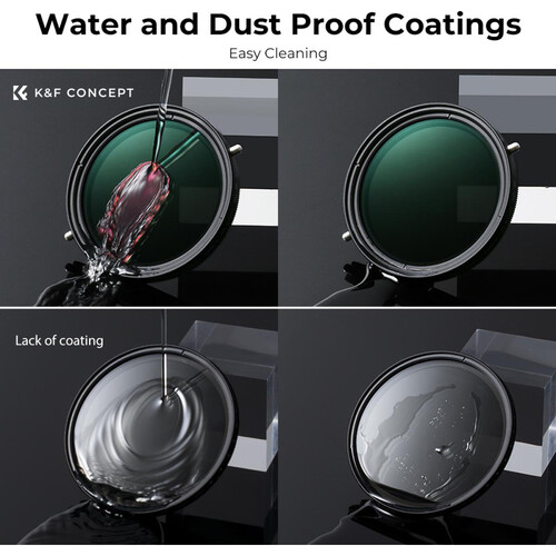 K&F Concept Nano-X Series Variable ND & CPL 2-in-1 Filter 77mm, 1 to 5-Stop (KF01.1087V1) K&F Concept Nano-X Series Variable ND & CPL 2-in-1 Filter 77mm, 1 to 5-Stop (KF01.1087V1)