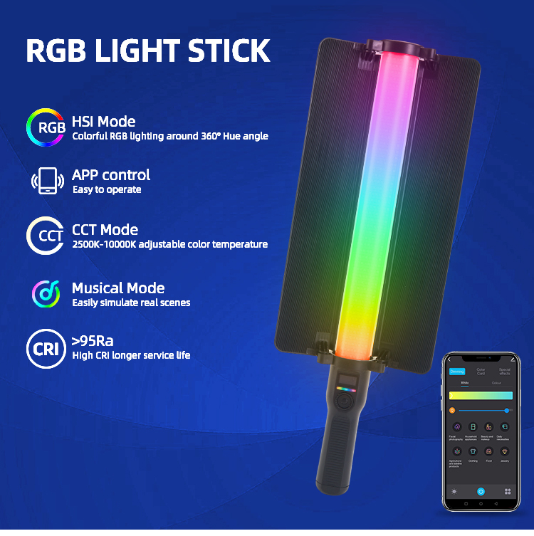 Vagner Pro SL-62 RGB LED Video Light 35W Bi-Color & RGB