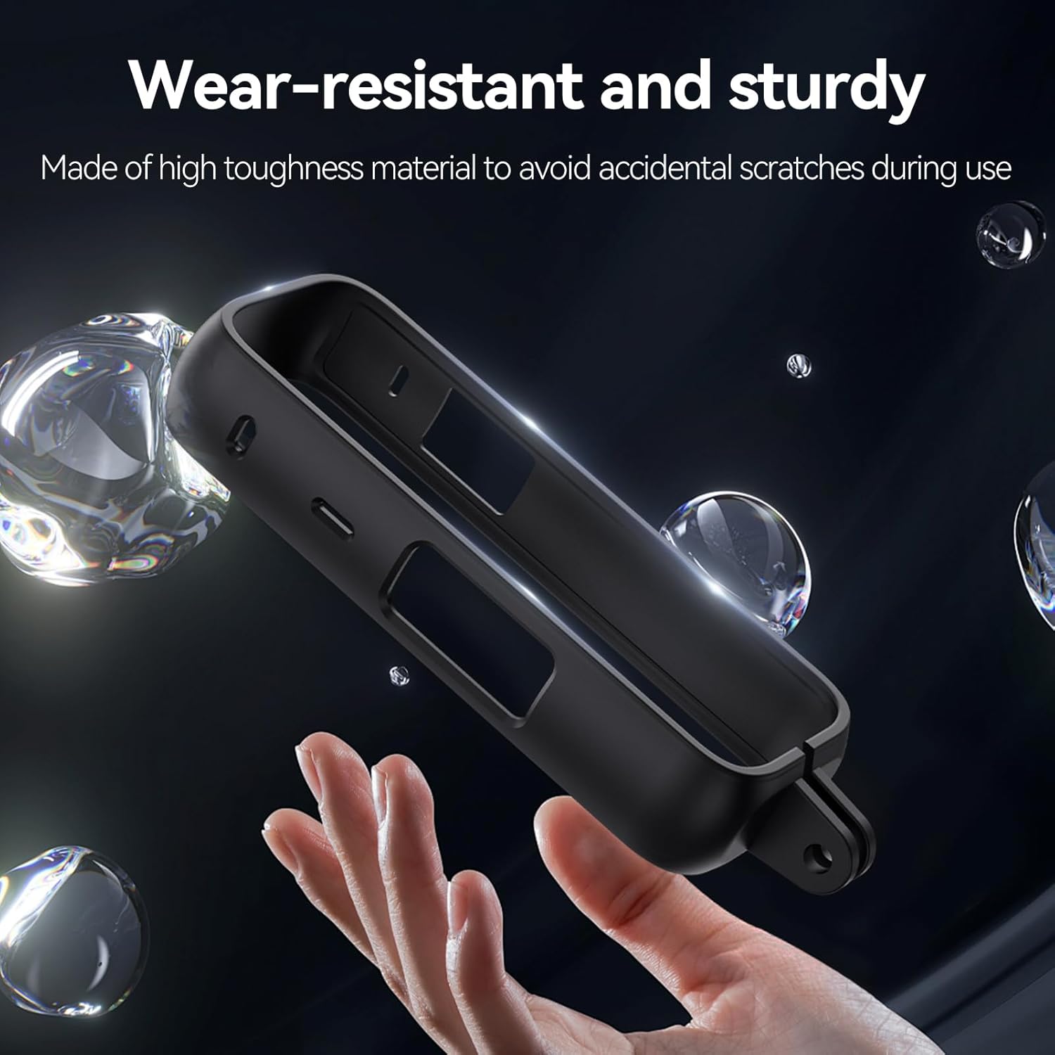 TELESIN Protective Case for Insta360 X4 | Durable Frame Cage with Mounting Flexibility