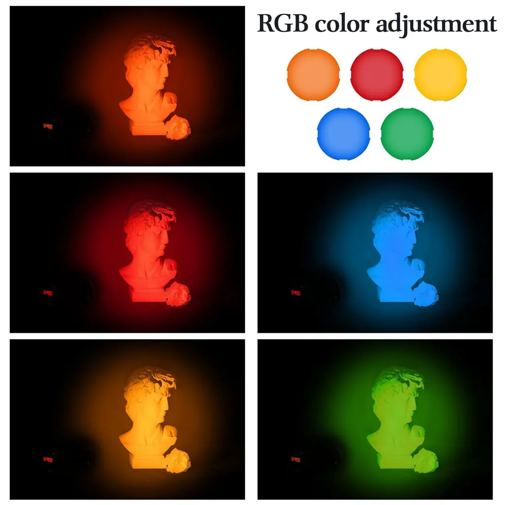 CGZ P60S COB Video Light 40W Studio Fill Light with Remote Control