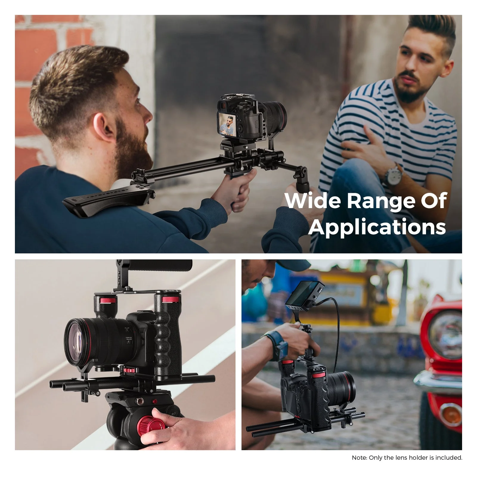 NEEWER LSB35/LSB53 Y-Shaped Long Lens Support Bracket