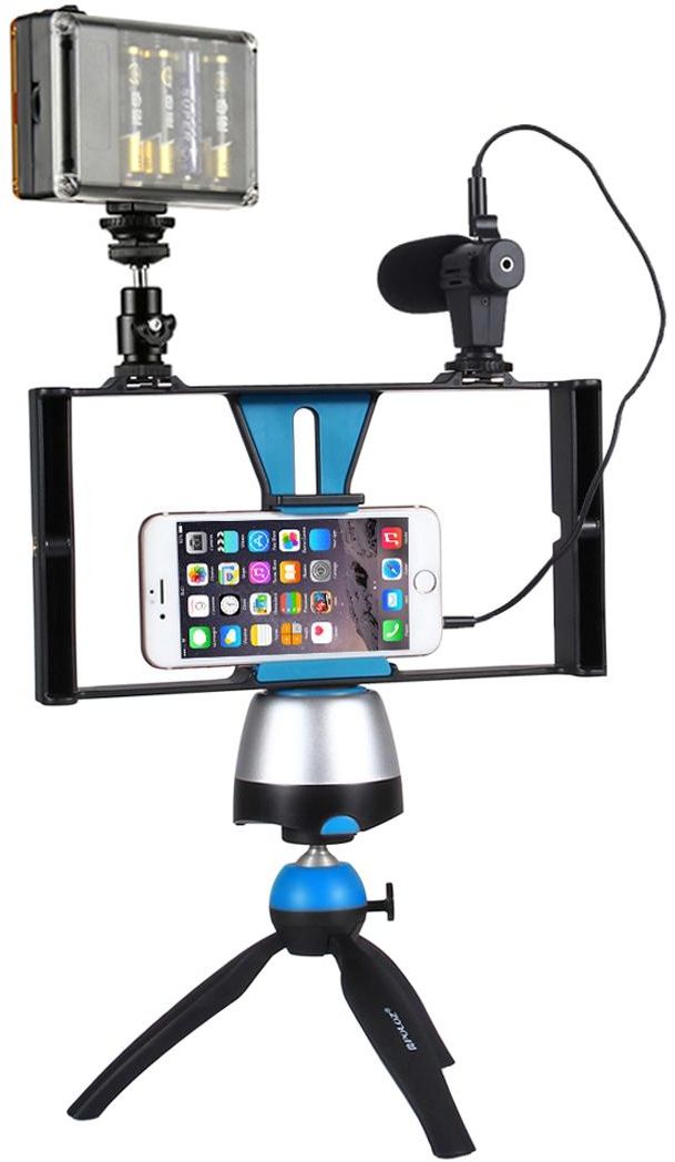 Live Broadcast Smartphone Video Rig Filmmaking Recording Handle Stabilizer Bracket