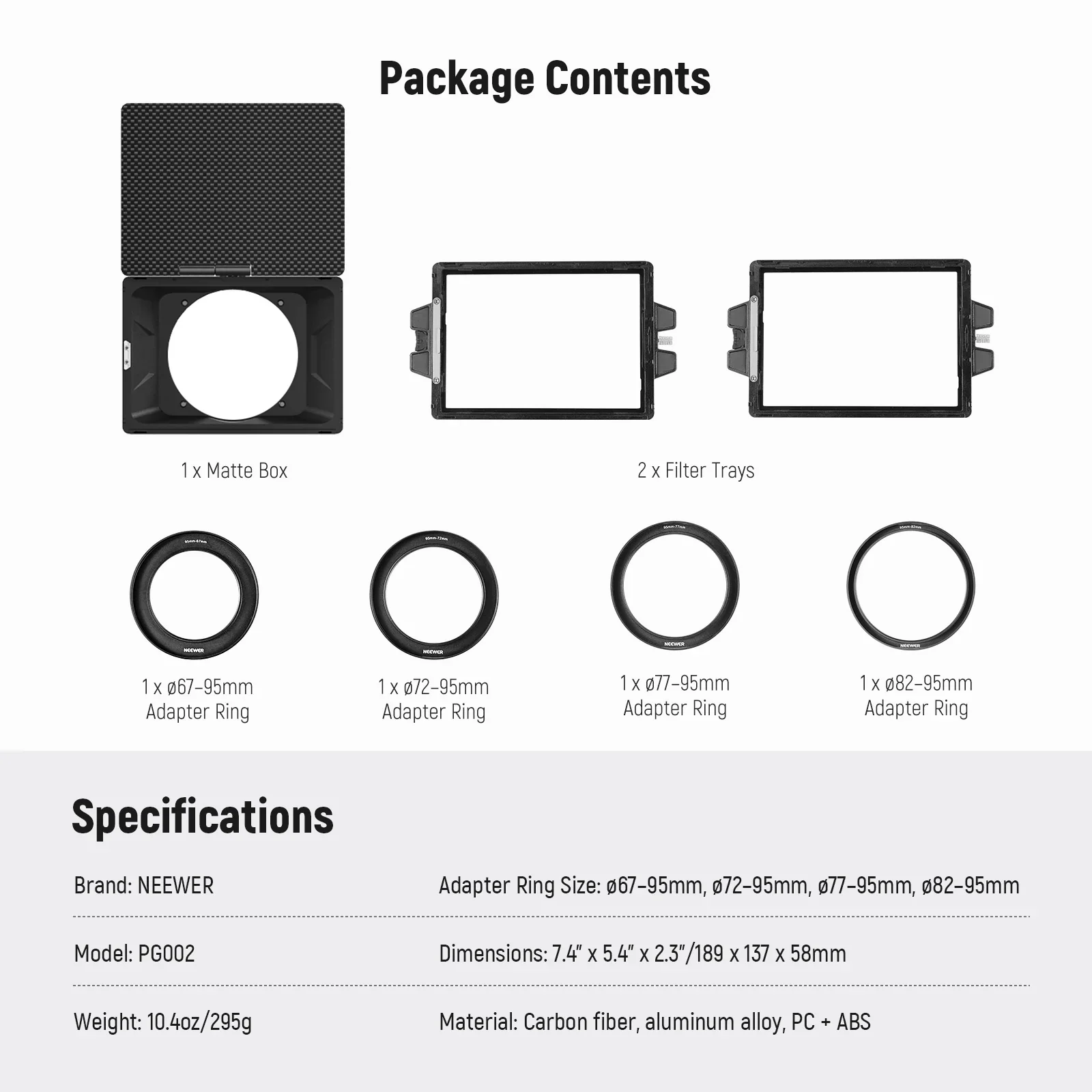 NEEWER PG002 Mini Matte Box