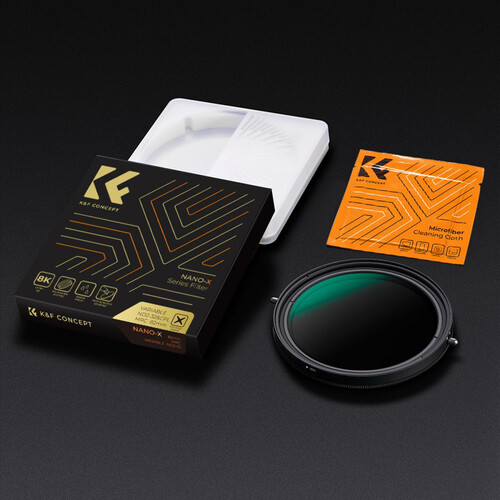 K&F Concept Nano-X Series Variable ND & CPL 2-in-1 Filter 77mm, 1 to 5-Stop (KF01.1087V1) K&F Concept Nano-X Series Variable ND & CPL 2-in-1 Filter 77mm, 1 to 5-Stop (KF01.1087V1)
