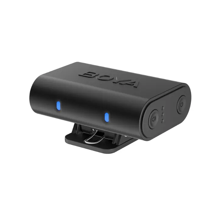 BOYA Magic 2-Person Wireless Microphone System {USB-C + Lightning + 3.5 TRS} 1to2 + Charging Case "Combo"