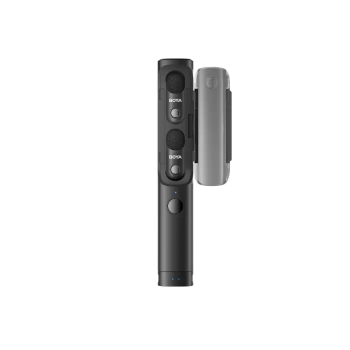 BOYA Magic 2-Person Wireless Microphone System {USB-C + Lightning + 3.5 TRS} 1to2 + Charging Case "Combo"