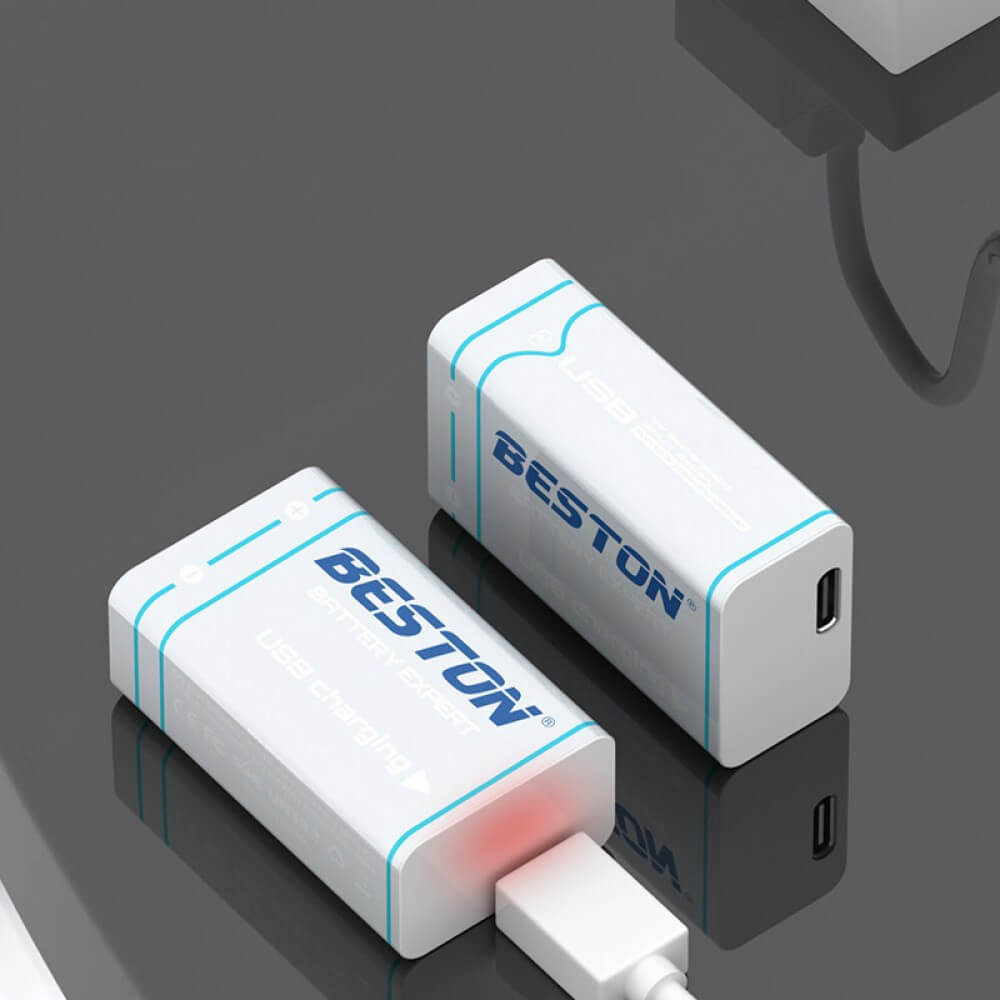 BESTON 9V LI-ION 650mAh BATTERY WITH MICRO USB