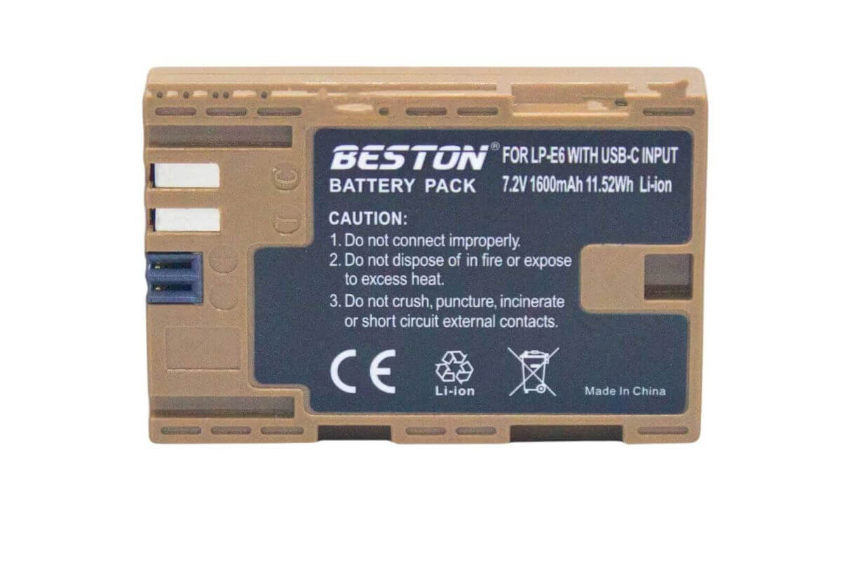 Beston LP-E6C Battery for Canon Camera