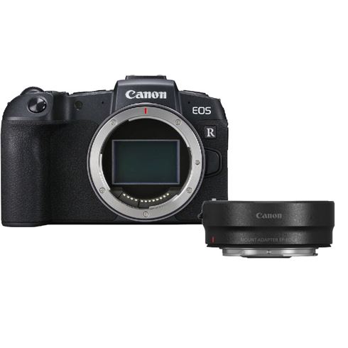 Canon EOS RP Mirrorless Digital Camera + Mount adapter