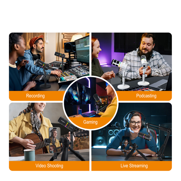 Comica EJoy D10 Pro RGB Wireless/USB-C Mic