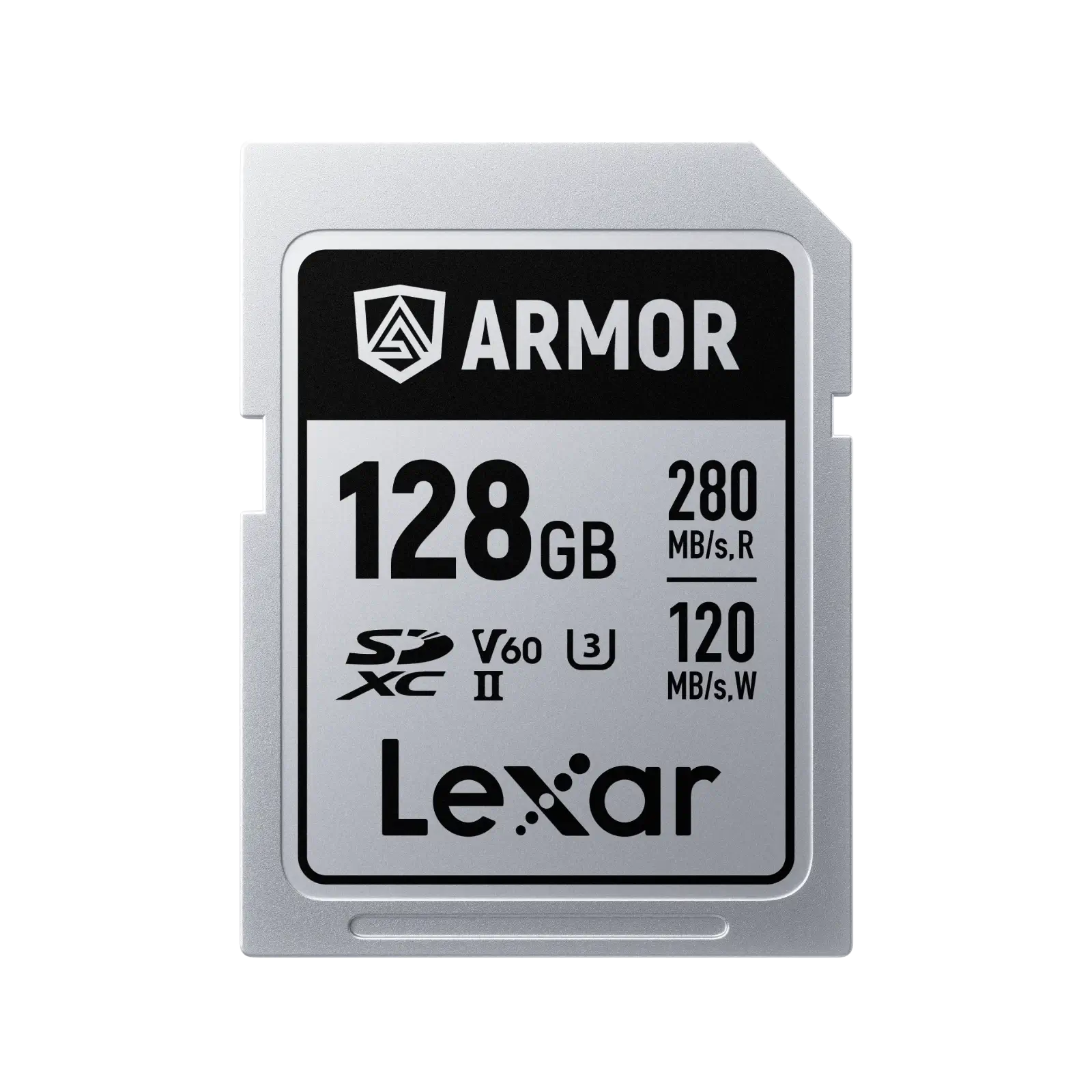 Lexar 128GB ARMOR SD Silver Pro 280MB/s V60