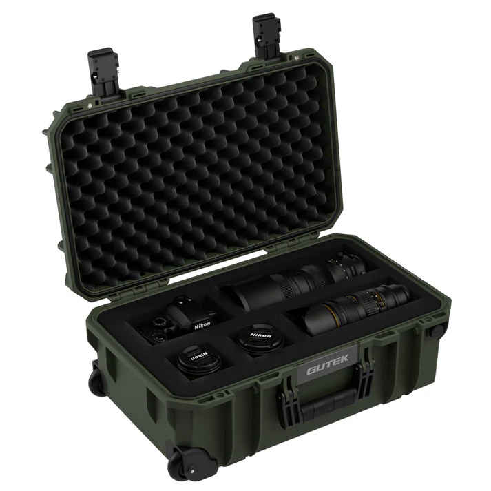 GUTEK Tortoise T-300 20" Carry-On Protector Case (30L, Olive Drab Green)