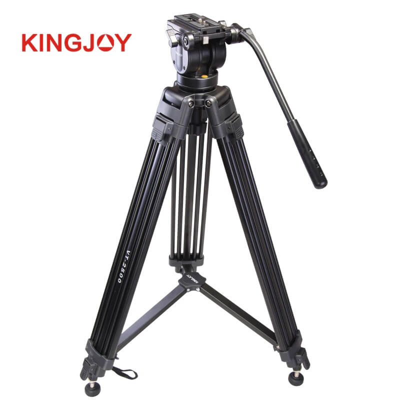 Kingjoy VT-2500L+VT3510 Tripod with 360° Fluid Damping Head