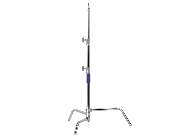 KPro Stainless Steel Heavy Duty C Stand with Boom Arm for Studio Monolight, Softbox, Reflector