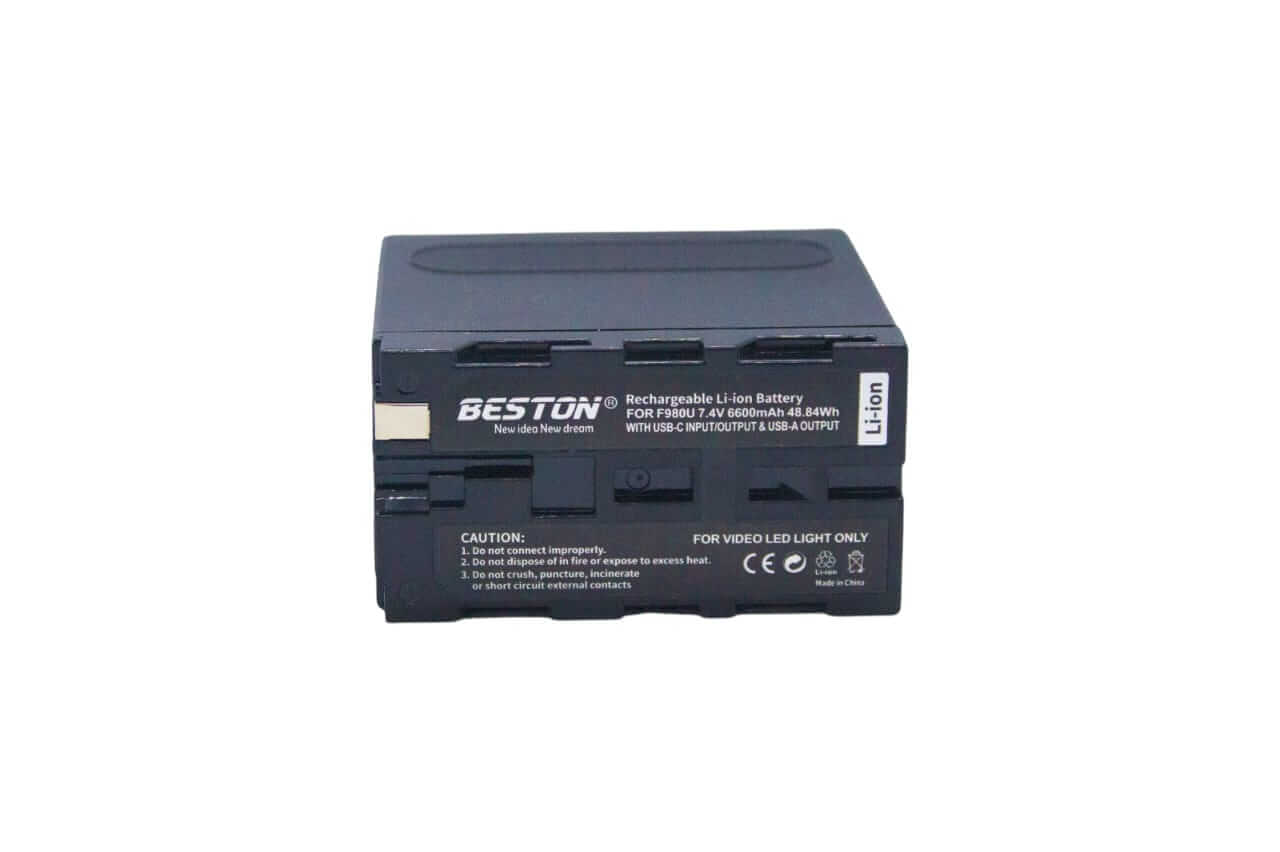 Beston NP-F980U Battery with USB-C PD (48.84W)