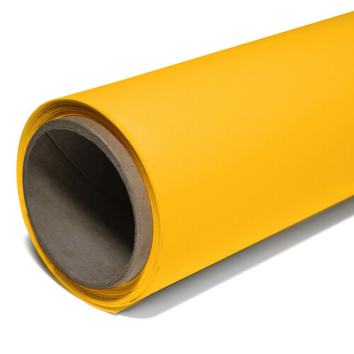 Non-Reflective Paper BackDrop Yellow 11x2.70m