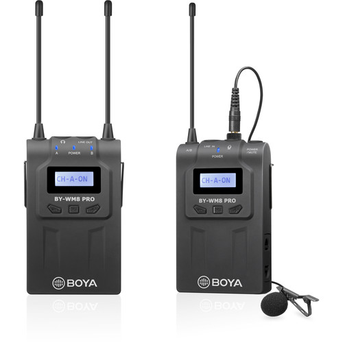 BY-WM8-Pro-K1 - BOYA UHF Dual Channel Wireless Microphone System