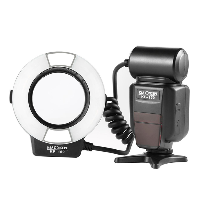 K&F KF150 TTL Marco Ring Flash for Canon