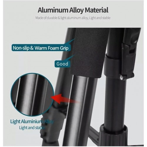KINGJOY VT-890H6 Multifunction Professional Video Tripod Monopod