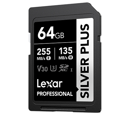 Lexar SD Silver Plus 255MB 64GB V30 Lexar SD Silver Plus 255MB 64GB V30