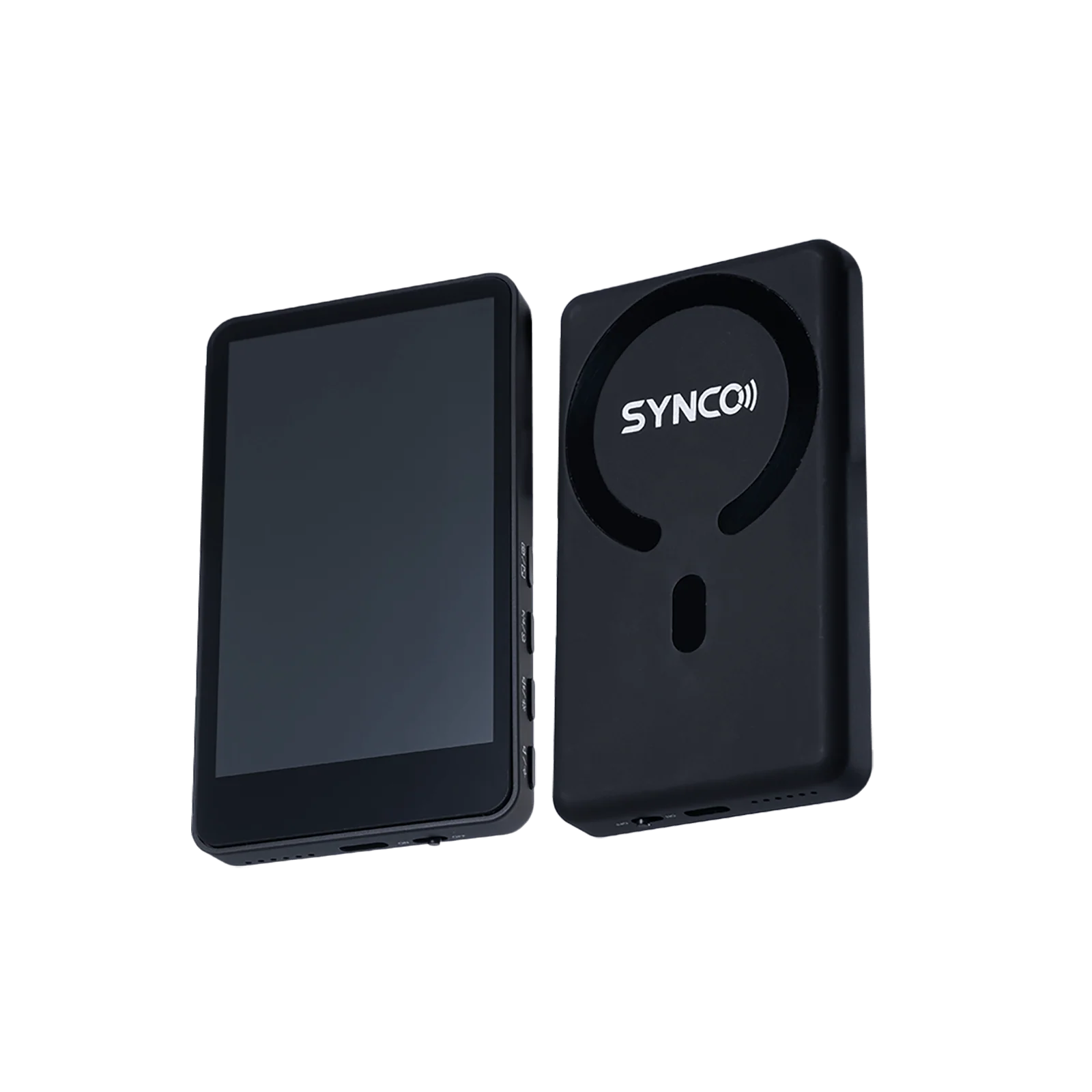 SYNCO XView M4 Selfie Monitor Screen for Phone Vlogging, Mirroring Connection, MagSafe Install, 10m Wireless Control "Black"