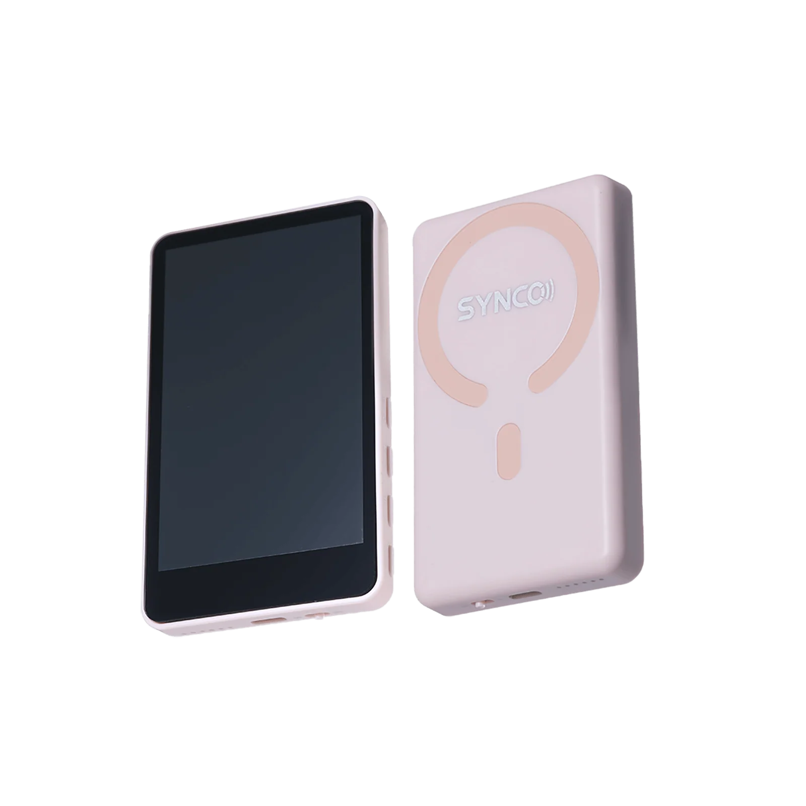 SYNCO XView M4 Selfie Monitor Screen for Phone Vlogging, Mirroring Connection, MagSafe Install, 10m Wireless Control "Pink"
