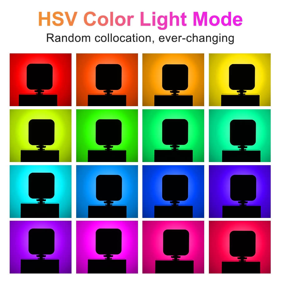 Mamen LED-D01 Double-Sided RGB LED Lights