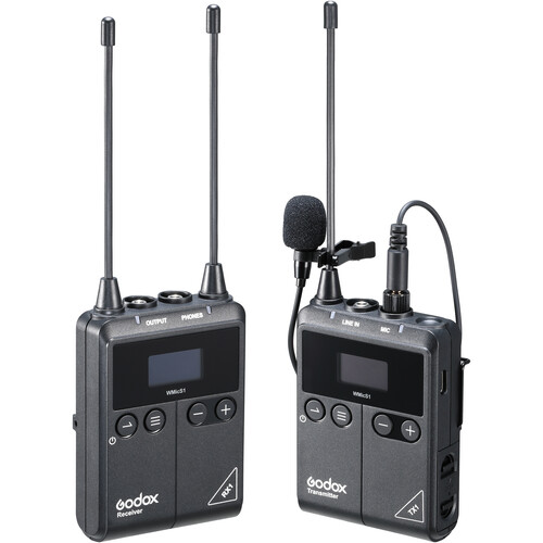 Godox WMicS1 Kit 1 Camera-Mount Wireless Omni Lavalier Microphone