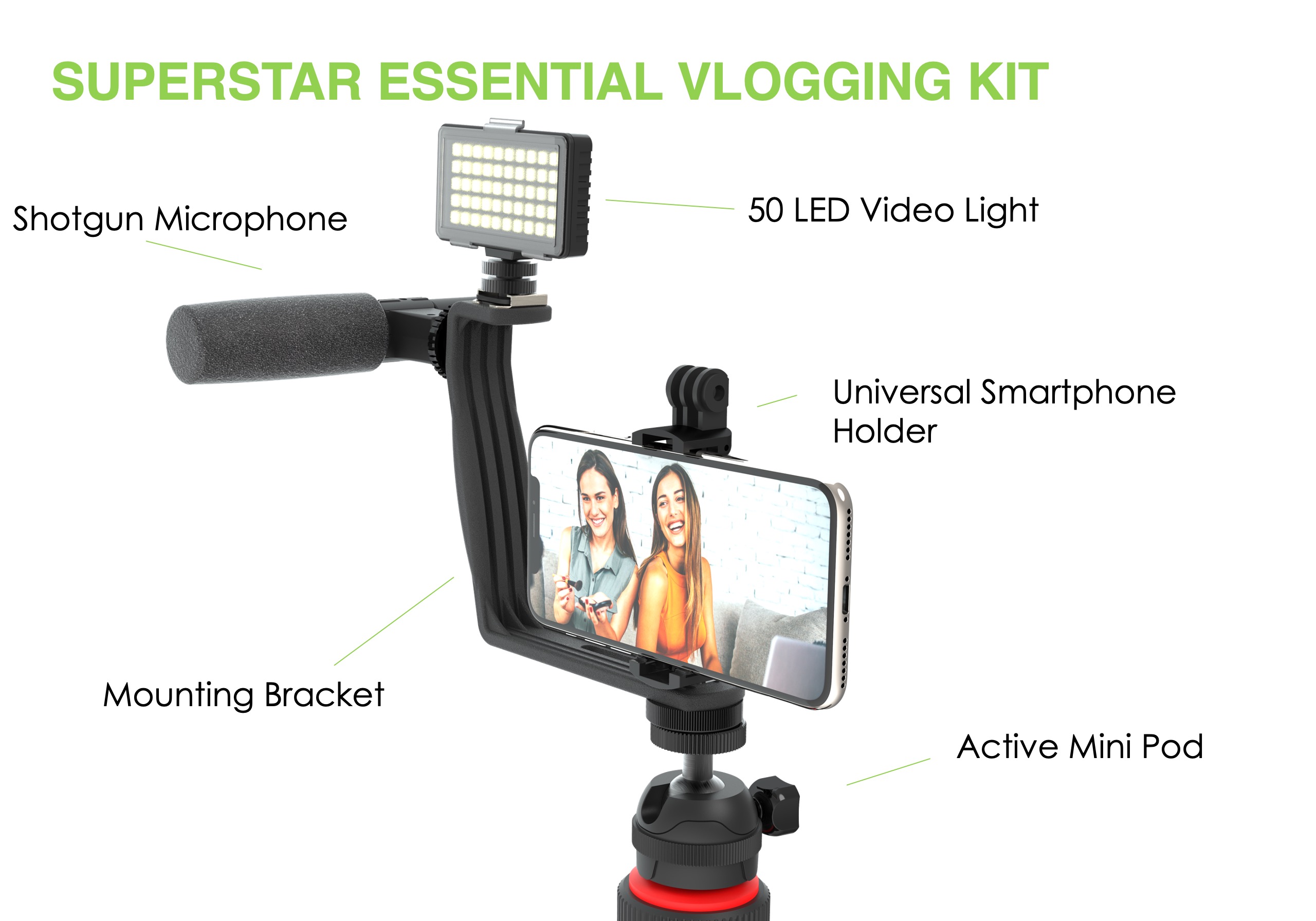 Beston Super Star Essential Vlogging Kit