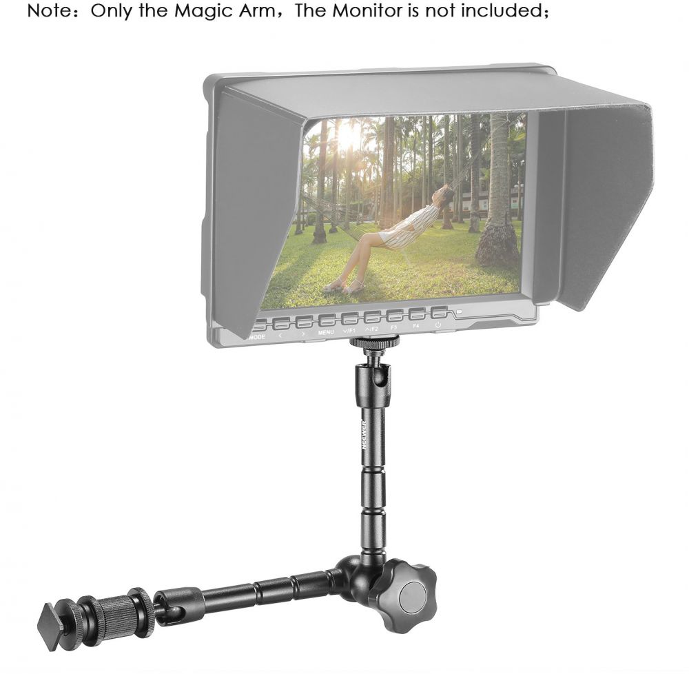 Adjustable Friction Power Articulating Magic Arm for DSLR Camera Rig / LCD Monitor / DV Monitor / LED Lights / flash light
