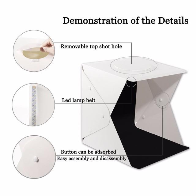Light tent 40x40 "2Leds"