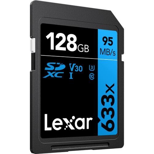 Lexar 128GB Professional 633x UHS-I SDXC Memory Card