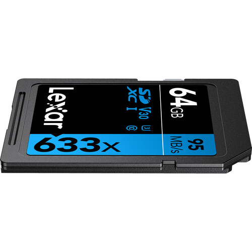 Lexar 64GB Professional 633x UHS-I SDXC Memory Card | null