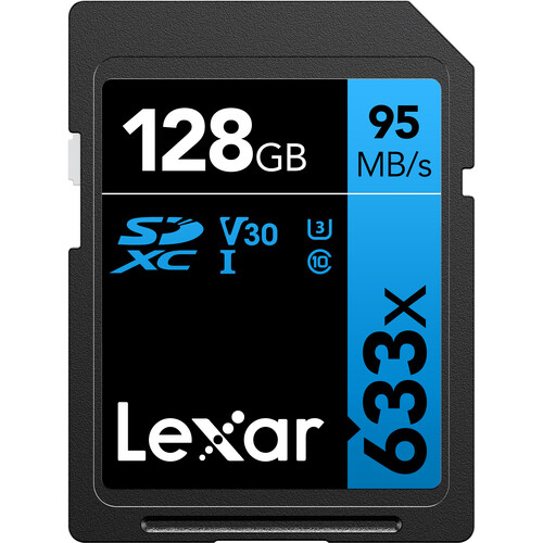 Lexar 128GB Platinum II UHS-I 300x SDXC Memory Card (Class 10)