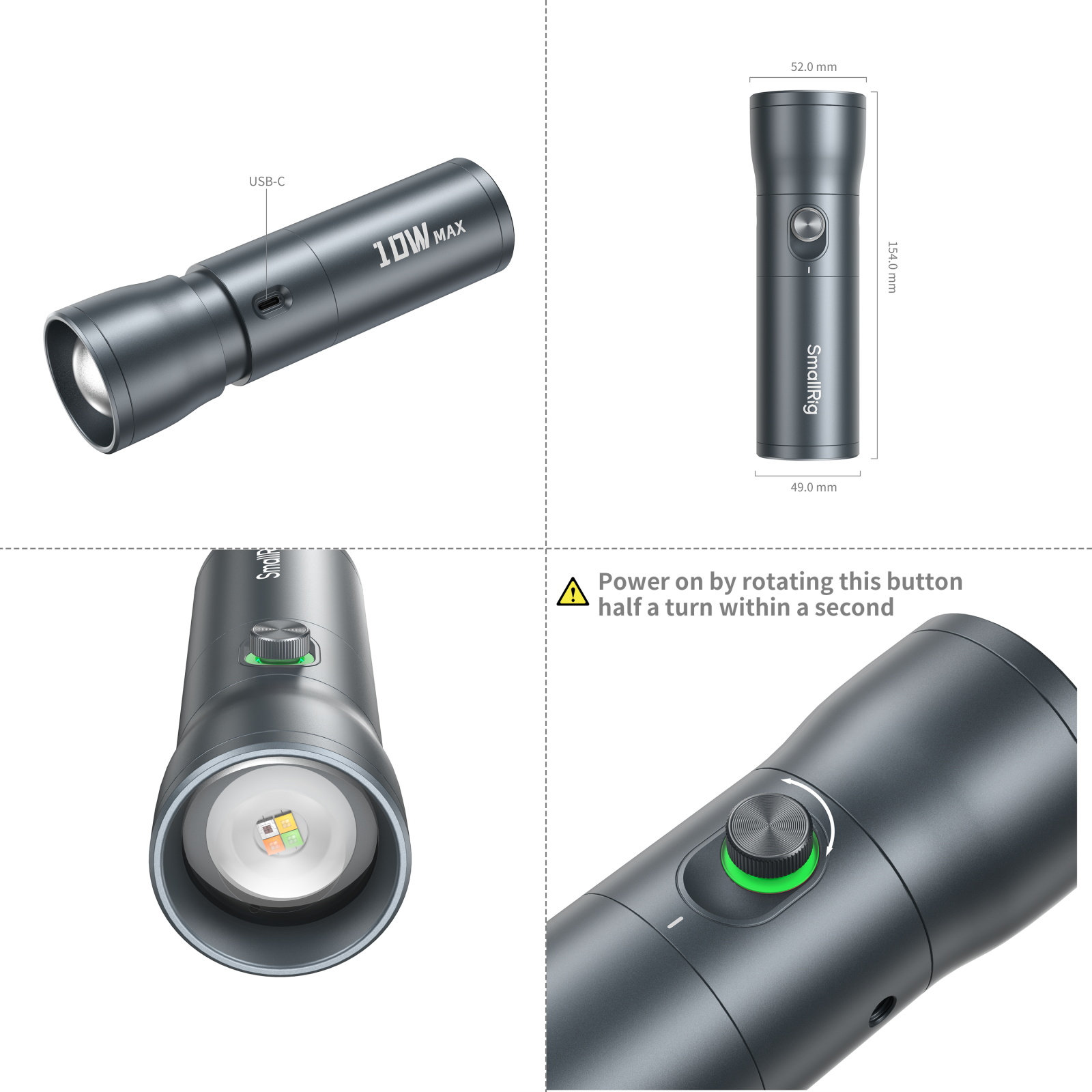 RF 10C Portable Zoom LED Video Light