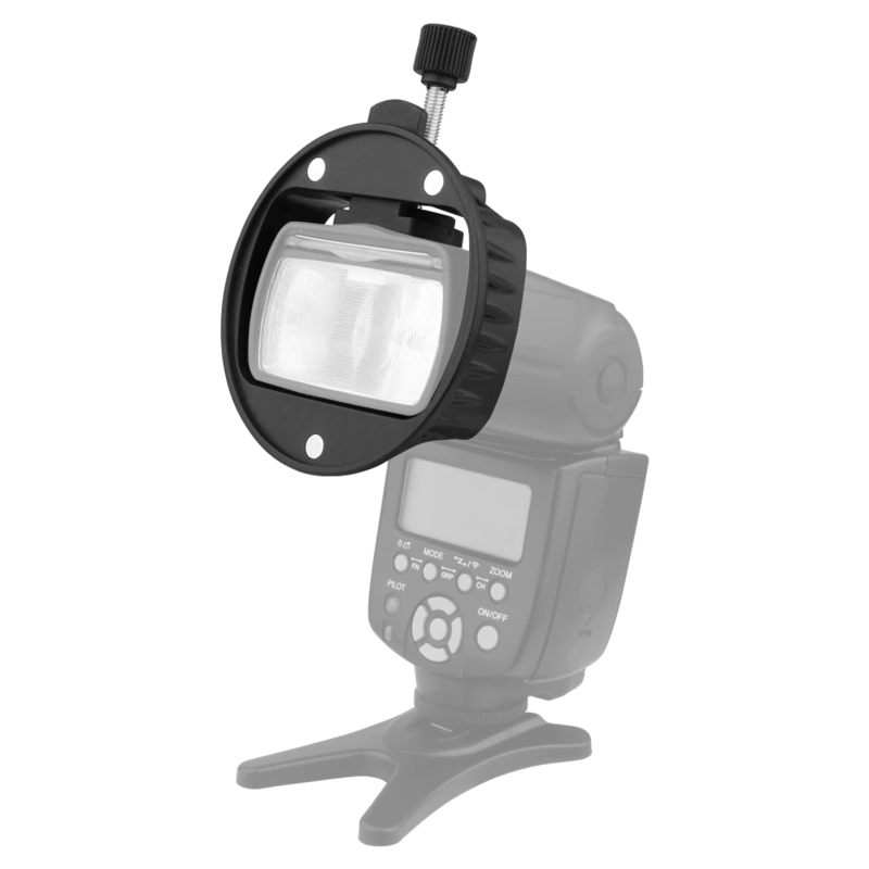 TRIOPO FLASH LIGHT MODIFIER ACCESSORIES KIT W/ MAGNETIC MOUNT ADAPTER + DIFFUSER BALL + COLOR GEL FILTERS