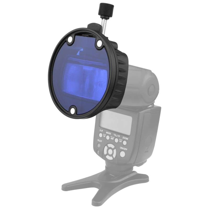 TRIOPO FLASH LIGHT MODIFIER ACCESSORIES KIT W/ MAGNETIC MOUNT ADAPTER + DIFFUSER BALL + COLOR GEL FILTERS