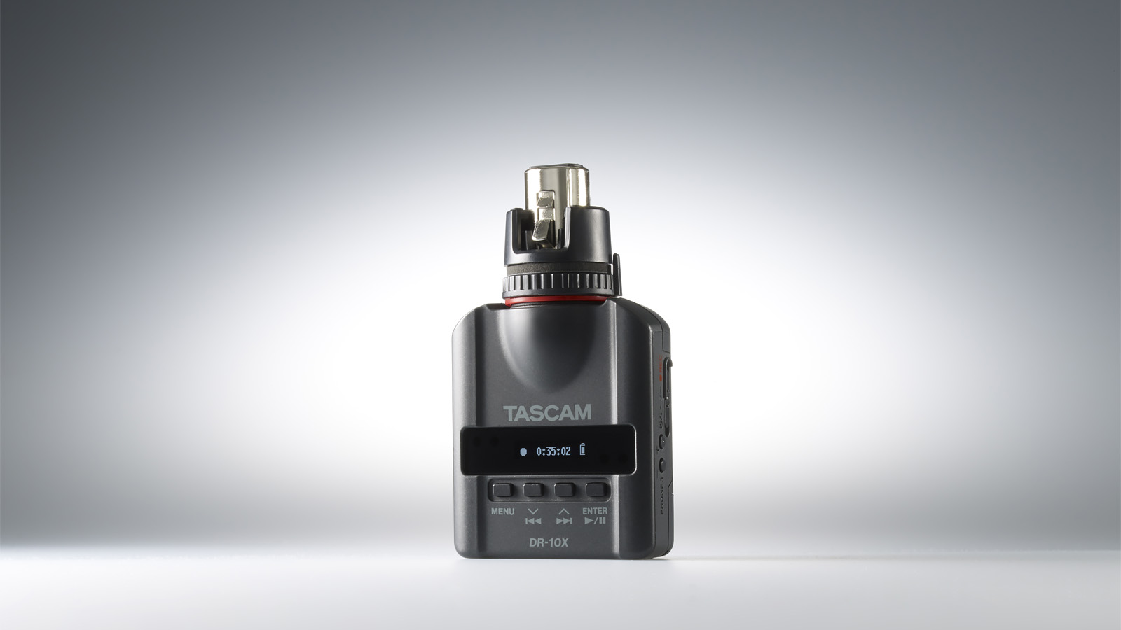 Tascam DR-10X Compact Recorder w/XLR Microphone Adapter