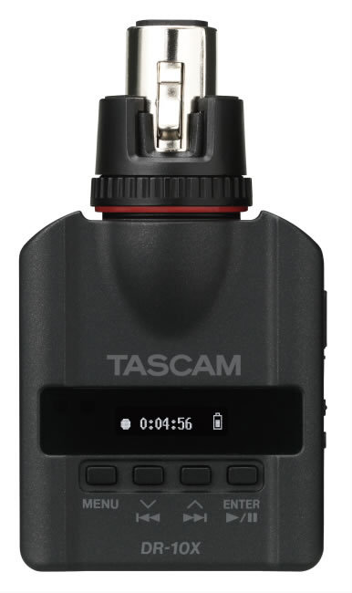 Tascam DR-10X Compact Recorder w/XLR Microphone Adapter