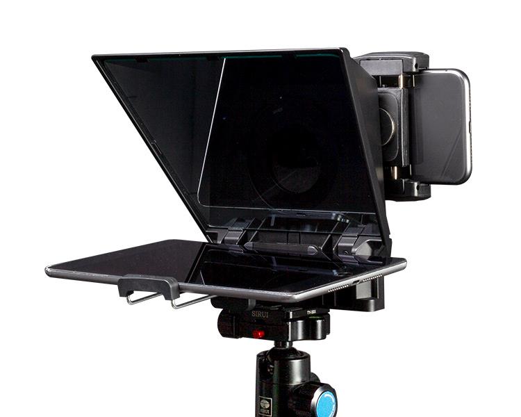 FEELWORLD TP2A Portable 8-inch Teleprompter supports up to 8" Smartphone/Tablet Prompting Smartphone DSLR
