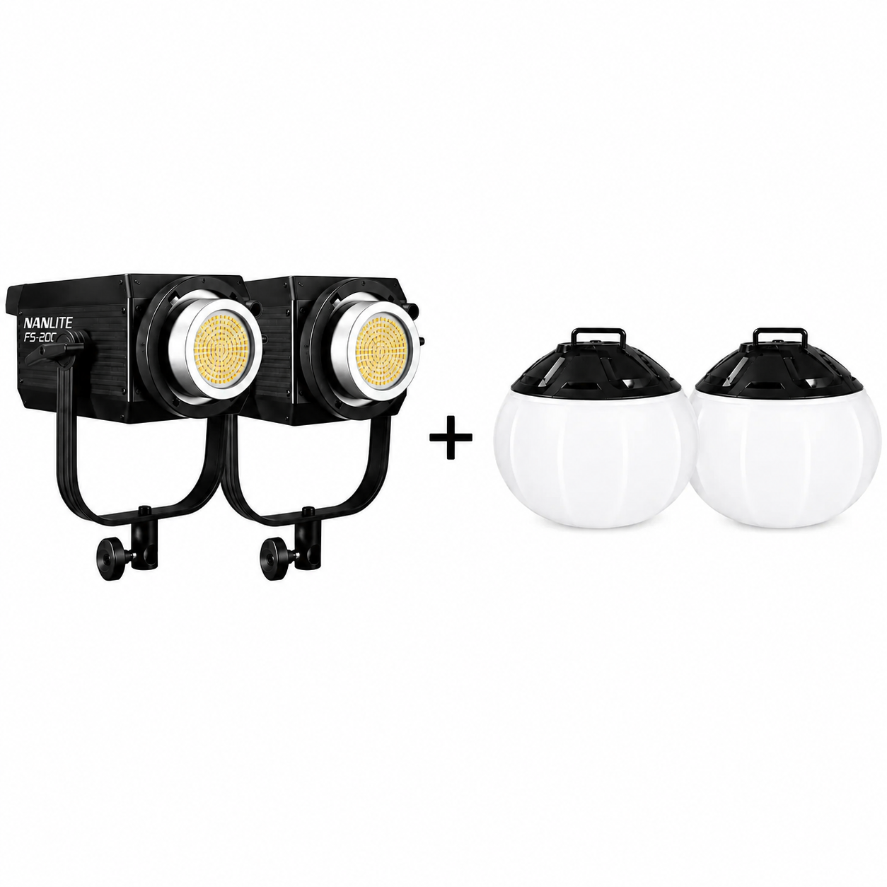 Nanlite FS-200Bi (Buy 1 Get 1 FREE) + Lantern QX 65CM Nanlite FS-200Bi (Buy 1 Get 1 FREE) + Lantern QX 65CM
