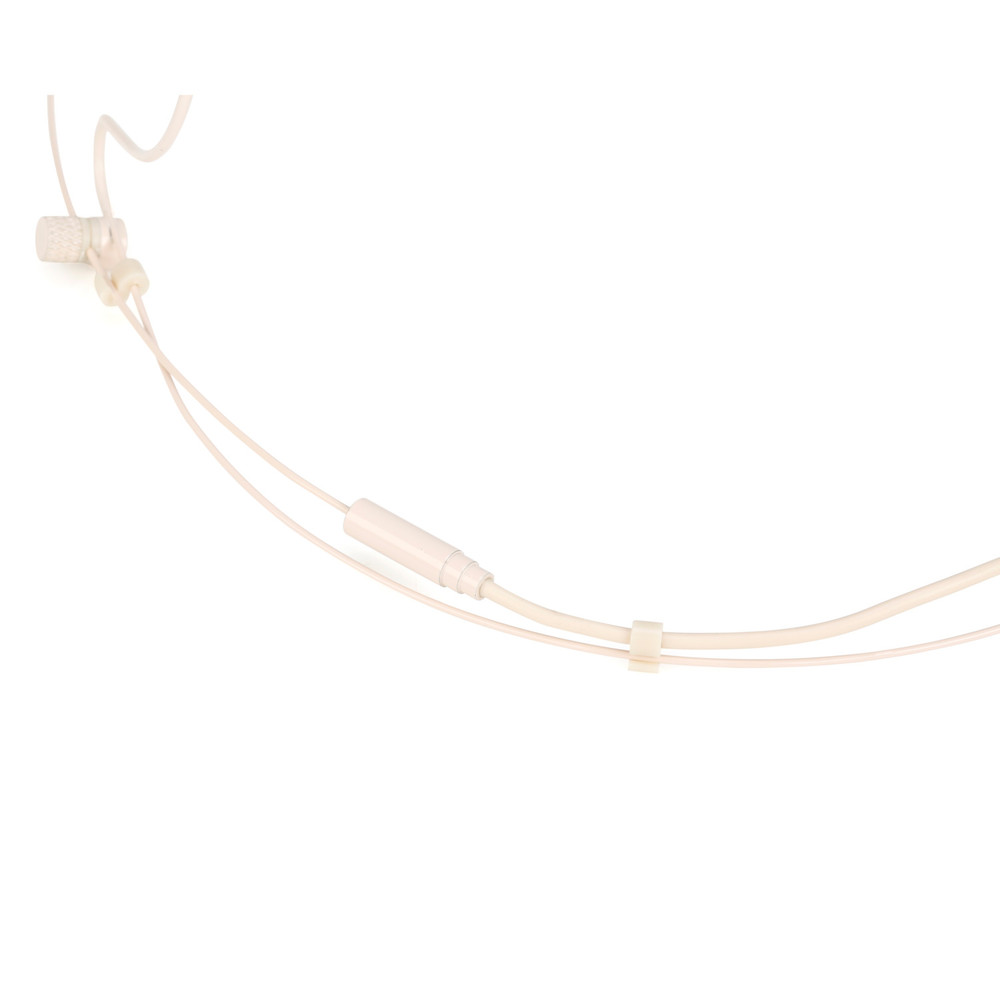 DK6A Lightweight Slimline Omni Headset Mic w/ Locking 3.5mm TRS for Saramonic, Sennheiser, Rode,More