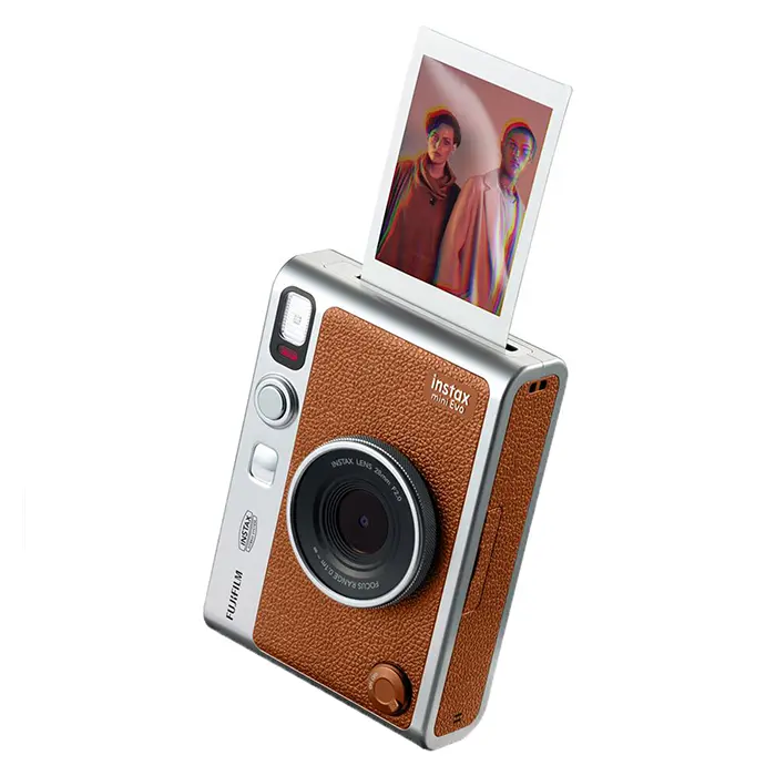 Fujifilm instax mini Evo Instant Film Camera "Brown"