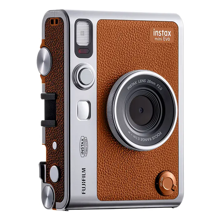 Fujifilm instax mini Evo Instant Film Camera "Brown"