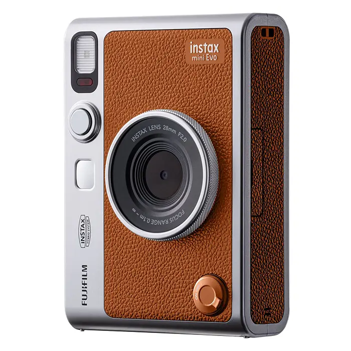 Fujifilm instax mini Evo Instant Film Camera "Brown"